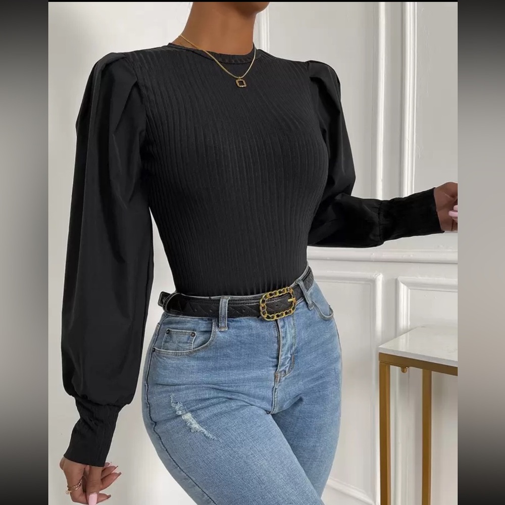 Elegant Black Women's Top
